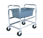 image of Winholt AL-L-2 25" Rustproof All Welded Aluminum Mobile Lug Cart w/ 2 Lug Capacity