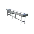 image of Alluserv SBC18 Stainless Steel Slat Belt Tray Make-Up Conveyor w/ 18 Section