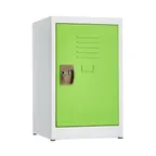 image of Alpine Industries ADI629-02-GRN Green Steel Single Tier Storage Locker for Kids - 24"H x 15"W