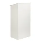 image of Alpine Industries ADI661-01-WHI Speakers Podium Lectern, Floor Model, 23"W x 15"D, Wood, White Finish