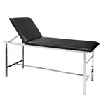 image of Alpine Industries ADI996-01-BLK Adjustable Height Medical Exam Table, 440 lbs, Powder Coated Steel, Black