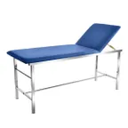 image of Alpine Industries ADI996-01-BLU Adjustable Height Medical Exam Table, 440 lbs, Powder Coated Steel, Blue
