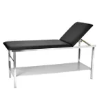 image of Alpine Industries ADI996-02-BLK Adjustable Height Medical Exam Table, 440 lbs, Powder Coated Steel, Black