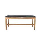 image of Alpine Industries ADI996-04-BLK Hi-Lo Treatment Table, 72"W x 24"D, Black Finish, Straight Line Design