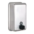 image of Alpine Industries ALP423-SSB Soap Dispenser, Vertical Wall Mount
