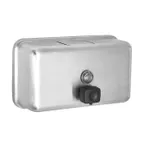 image of Alpine Industries ALP424-SSB Soap Dispenser, Horizontal Wall Mount