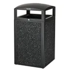 image of Alpine Industries ALP471-40-GRYS Outdoor/Indoor Trash Receptacle