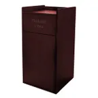 image of Alpine Industries ALP476-MA Receptacle Enclosure with Drop Hole & Tray Shelf