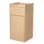 image of Alpine Industries ALP476-MEO Receptacle Enclosure with Drop Hole & Tray Shelf