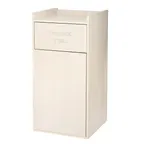 image of Alpine Industries ALP476-WHI Receptacle Enclosure with Drop Hole & Tray Shelf