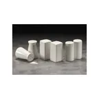image of American Metalcraft CSPR1 Salt & Pepper Shaker Set, 2.5 Oz, 3‑1/4″ Dia x 3‑3/8″ H, White Ceramic