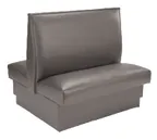 image of American Tables & Seating AD-42 GR6 46"L Double Plain Back, Fully Upholstered Booth, 42" Height