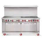 image of American Range AR-12-NVL-SBR 72" Gas Restaurant Range