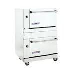 image of American Range ARDS-36 Restaurant Type 2-Deck Gas Oven w/ 2 Standard Ovens, 6" Legs