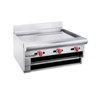 image of American Range ARGB-48 48" Countertop Gas Raised Griddle/Broiler, 80.000 BTU