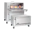 image of American Range ARLM-2 Restaurant Type Double-Deck Gas Oven w/ 2 Standard Ovens, 6" Legs