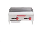 image of American Range ARMG-72-24 72" Gas Countertop Griddle w/ Manual Controls, 24" Depth, 180.000 BTU