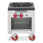 image of American Range ARSP-18 18" Gas Stock Pot Range w/ (1) Three Ring Burner, Manual Control, 90.000 BTU