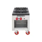 image of American Range ARSP-J-2 18" Gas Stock Pot Range w/ (2) Jet Burners, Manual Control, 250.000 BTU