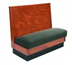 image of American Tables & Seating AS36-WBB-SSW GR6 Bead Board Back Booth, Wood Wall Bench 36" High