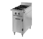 image of American Range HD11-2-O 12" Gas Heavy Duty Range w/ (2) Open Burners, Cabinet Base, 60.000 BTU