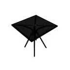 image of American Tables & Seating AB3636 36" X 36" Square Fine Mesh Top Standard Height Outdoor Table