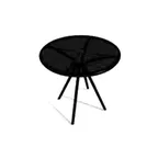 image of American Tables & Seating ABB30 30" Round Fine Mesh Top Bar Height Outdoor Table