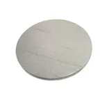 image of ATS ATO48-207 Isotop Round 48" Dia. Outdoor/Indoor Table Top, 1-3/8" Drop Edge, Laminate, Gloss Compress Grey Finish