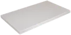 image of ATS ATR3048-PW Rectangle Restaurant Table Top, 30x48, Pure White Resin Finish