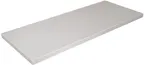 image of ATS ATR3072-PW Rectangle Restaurant Table Top, 30x72, Pure White Resin Finish