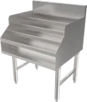 image of American Tables & Seating MET-LQD-24 Underbar Bottle Display Unit