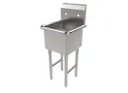 image of ATS MET-SE-15151N One Compartment Sink, 18-5/8"D X 44"H
