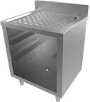 image of ATS MET-UBGR-242 Underbar Glass Storage Unit, Drainboard Top