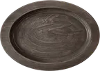 image of ATS UOS6 Wood Underliner, 7-3/4" Oval, Hand Wash Only, Walnut Stain Wood, - 1/Case
