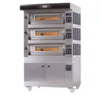 image of AMPTO AMALFI C3 52" Electric Pizza Oven, Triple Deck, (27) 12" or (12) 18" Pizza Capacity