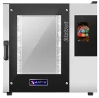 image of AMPTO BISTROT 6T Full Size 6 Pan Electric Combi Oven w/ Programmable Controls, Boilerless, 208/240V