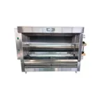 image of AMPTO FRG2VE Rotisserie Gas Oven w/ 2 Spits, Sliding Doors, 8-Chicken Capacity