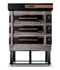 image of Moretti Forni ICON S100E3 37" Electric Pizza Deck Oven, 3‑Deck Stone, Dual Power Heat