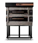 image of Moretti Forni ICON S105E2 37.5" Electric Pizza Deck Oven, 2‑Deck Stone, Dual Heat, Steel, 842°F Max
