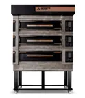 image of Moretti Forni ICON S105E3 37.5" Electric Pizza Deck Oven, 3‑Deck Stone, Dual‑Power, 842°F, Steel Exterior