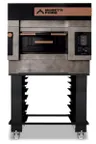 image of Moretti Forni ICON S50E1 18" Electric Pizza Deck Oven,1 Deck, Refractory Brick, Dual‑Power Heat