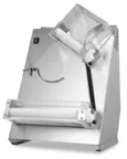 image of AMPTO LAM040 Countertop Pizza & Bread Double Pass Dough Sheeter, 1/2 Hp