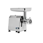 image of AMPTO MCC22E Countertop Electric Meat Grinder – 1.5 HP, 660 lb/hr, #22 Hub, 13”x8” Feed Pan, 1/4” Plate, Tray, 140 RPM