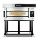 image of Moretti Forni S100E1 37.5" Electric Pizza Deck Oven, 1‑Deck Brick, Dual‑Power