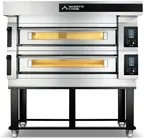 image of Moretti Forni S120E2 49'' Electric Double Deck Pizza Oven