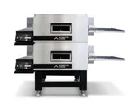 image of Moretti Forni TT96E2 Double Deck Electric Conveyor Oven, Floor Model