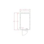 image of American Panel 6X10C-I 6' X 10' Indoor Walk-In Cooler without Floor, Self-Contained