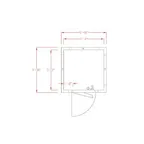 image of American Panel 6X6C-O 6' X 6' Outdoor Walk-In Cooler, Floorless, Remote Refrigeration