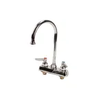 image of AllPoints 115163 4" Deck Mount Heavy Duty Faucet w/ 5-3/4" Gooseneck Spout