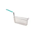 image of AllPoints 2251084 Fryer Basket, Rectangular / 13-1/4" x 4-1/4" x 5-1/2" - Front Hook